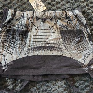 RARE Lipservice 1985 sexy cyborg mini skirt size L halloween